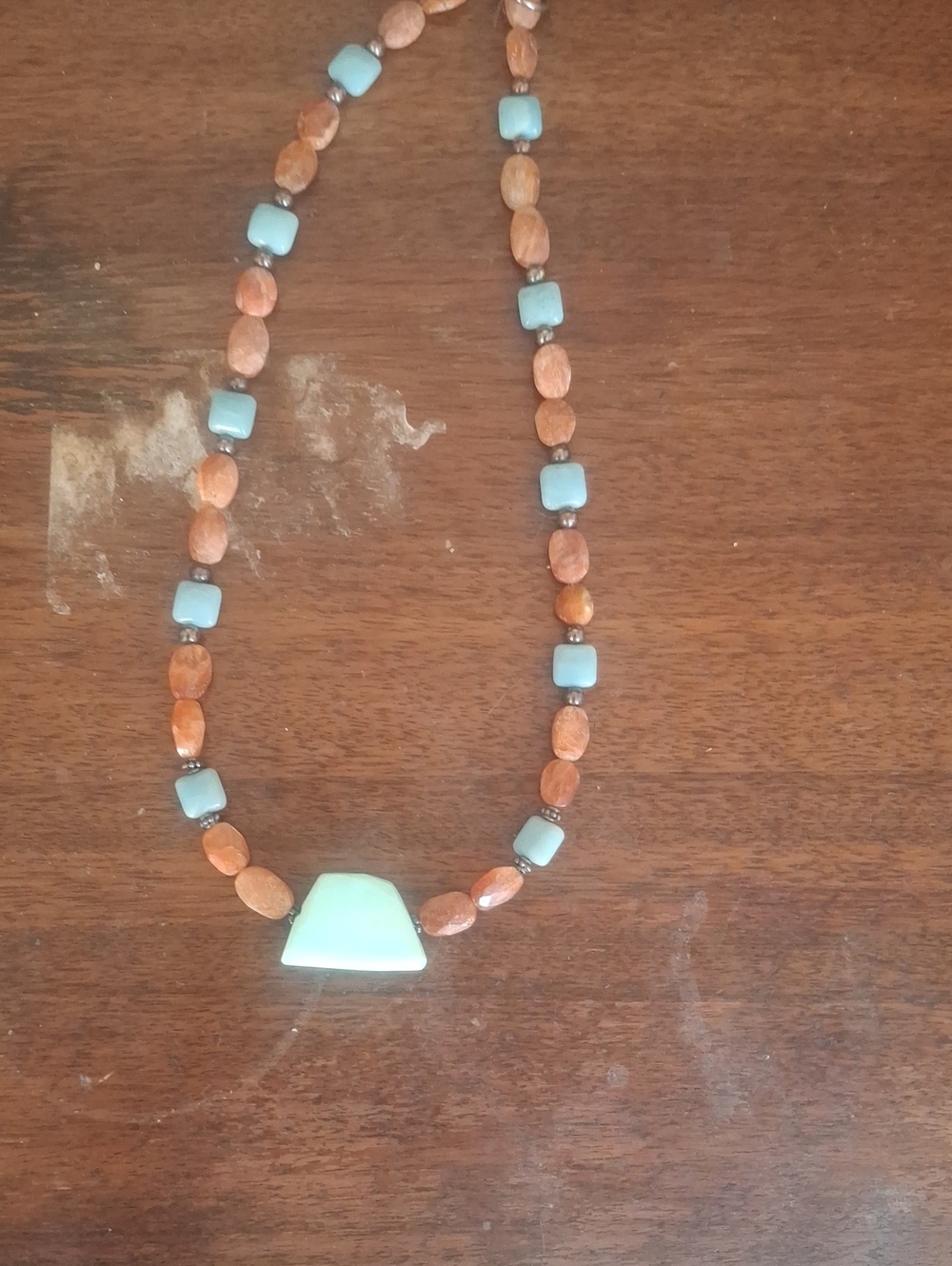 Amazonite And Peach Moonstone